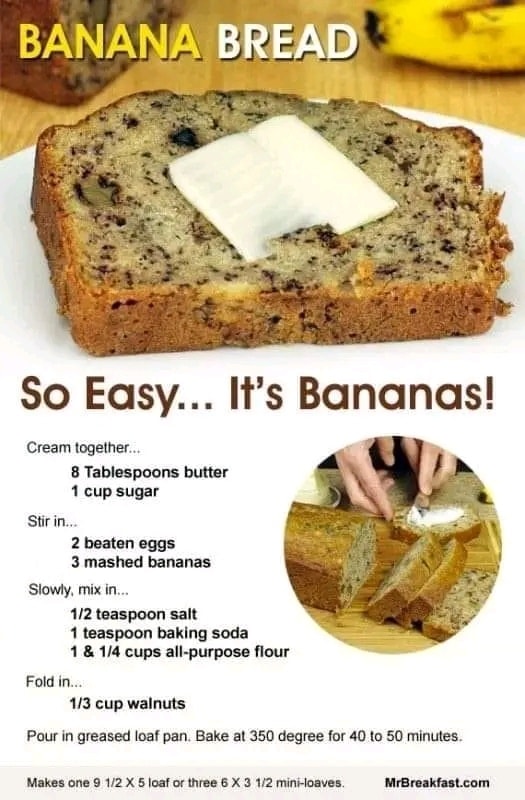 BEST Banana Bread Recipe