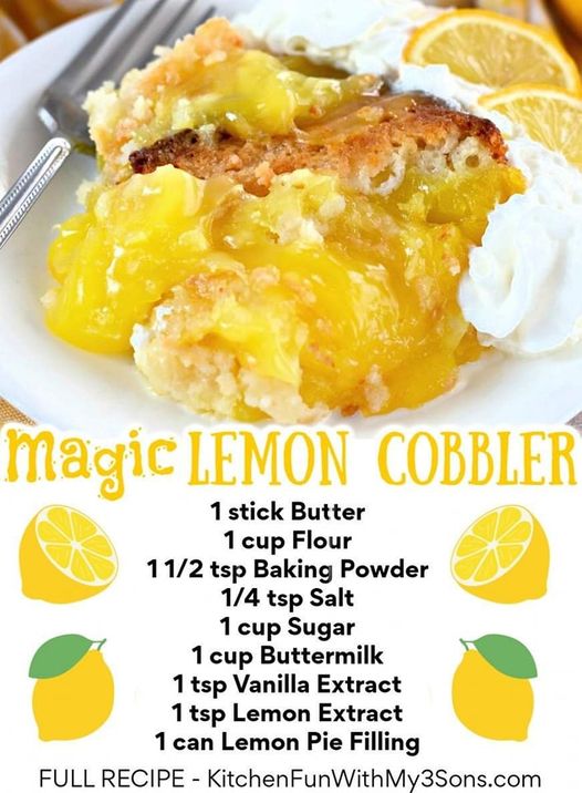 A Magical Lemon Dessert