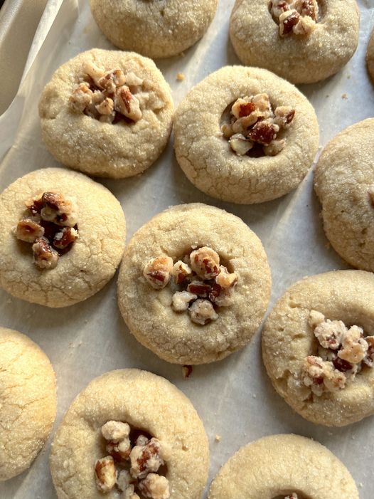 Delicious Pecan Thumbprint Cookies