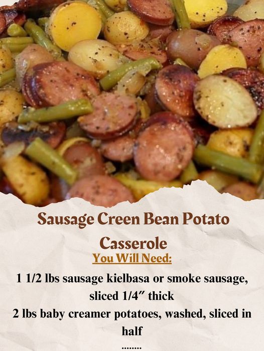 Easy One-Pan Sausage and Potato Bake