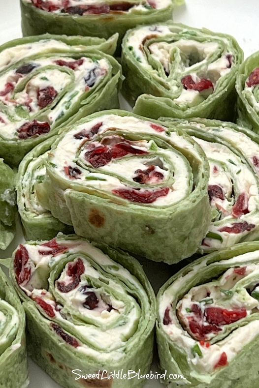 Sweet and Spicy Cranberry Jalapeño Pinwheels