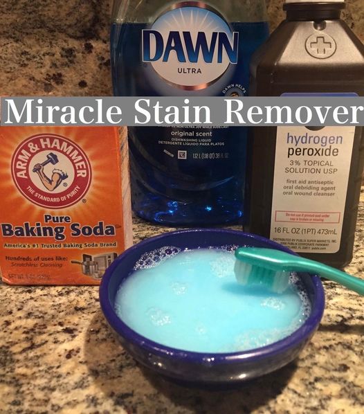 The ultimate stain remover that actually works on a seriously set in stain ! Never buy oxyclean again !