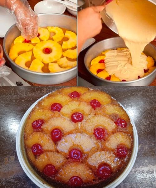 Pineapple Upside Down Bundt Cake