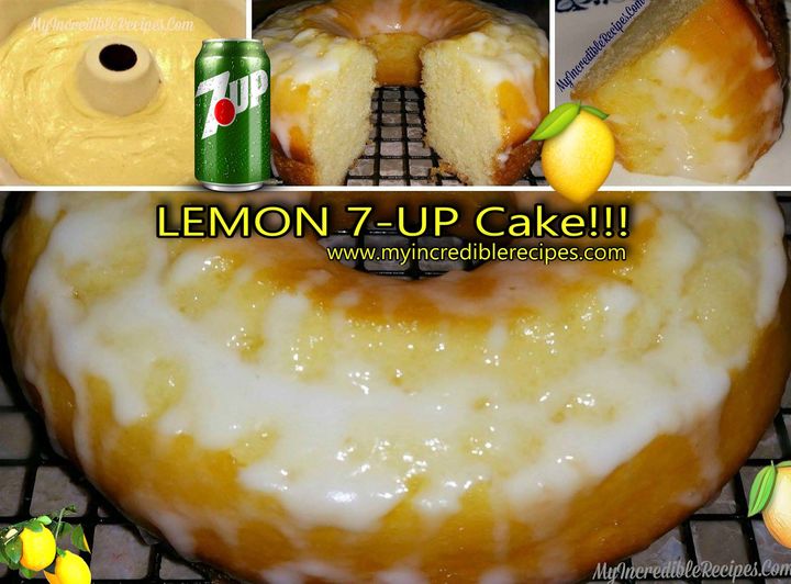 Easy Lemon 7-Up Cake!