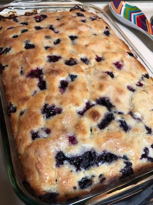 Delicious Blueberry Buttermilk Breakfast Cake