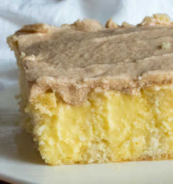 Delicious Snickerdoodle Poke Cake