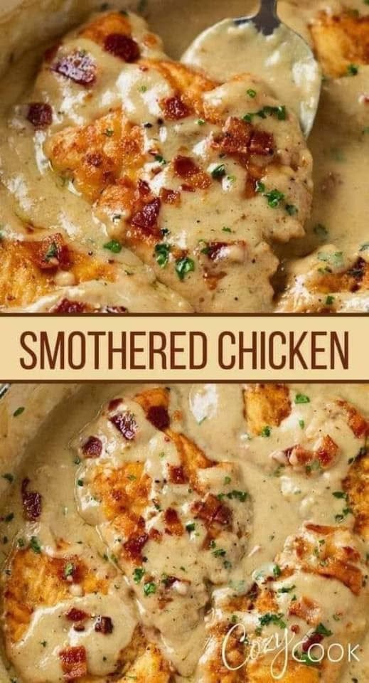 Smothered Chicken – Easy Tried Recipes