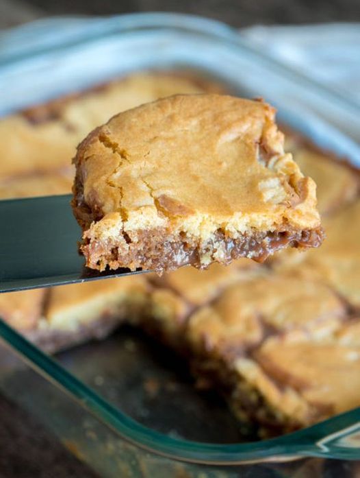 Gooey Cake Mix Cookie Bars