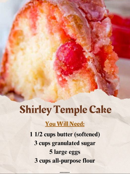 Sweet Elegance in Every Slice: The Allure of Shirley Temple Cake