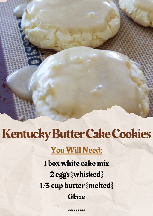 Kentucky Butter Cake Cookies: A Sweet Symphony of Simplicity