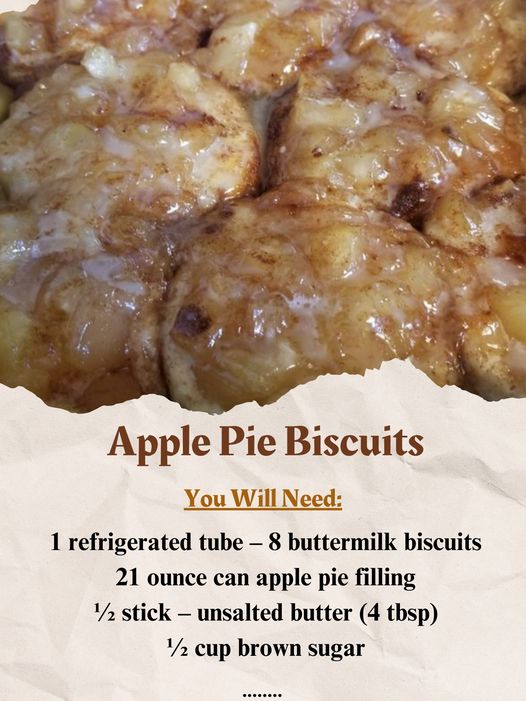 A Delicious Twist on Classic Apple Pie: Apple Pie Biscuits