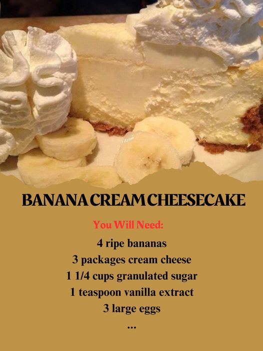 Indulge in the Divine Flavors of Banana Cream Cheesecake!