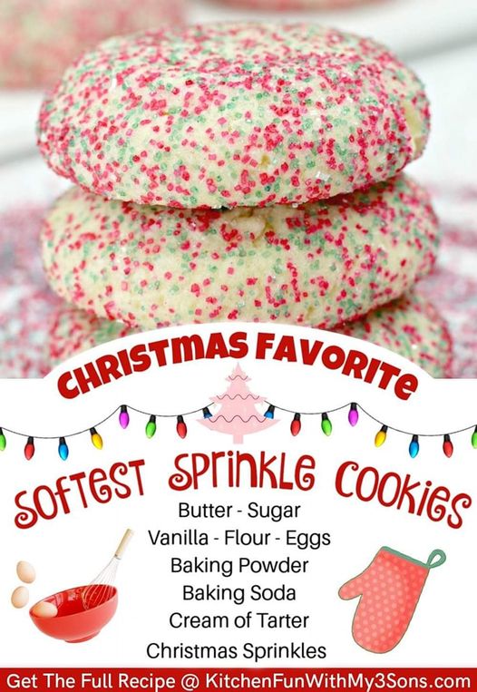 Soft Christmas Sprinkle Cookies: A Fun Holiday Treat