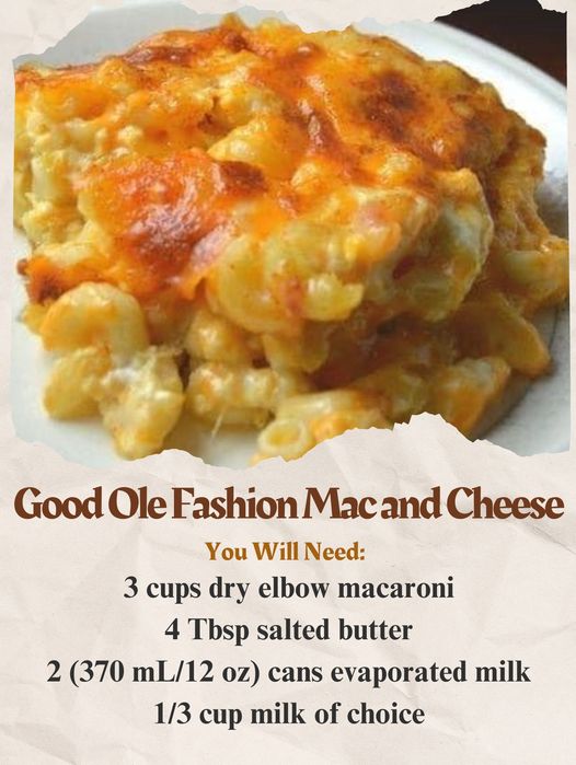 The Timeless Comfort of Good Old-Fashioned Mac and Cheese