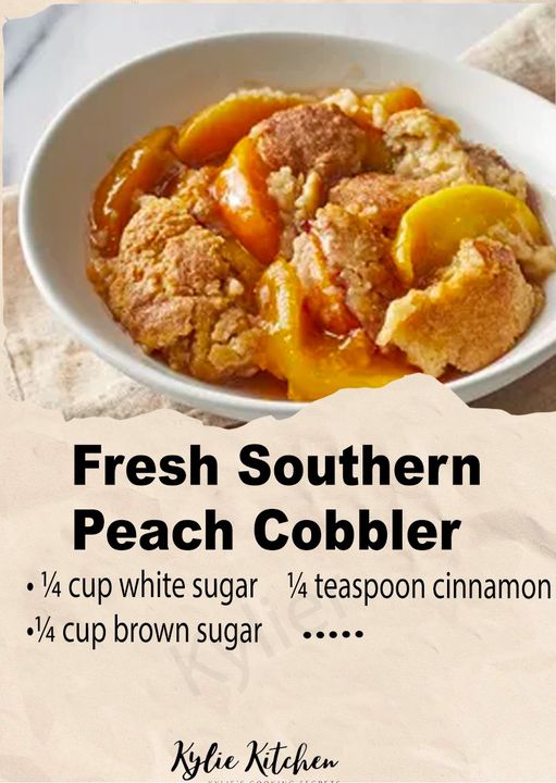 Southern Peach Cobbler: A Taste of Sunshine in Every Bite