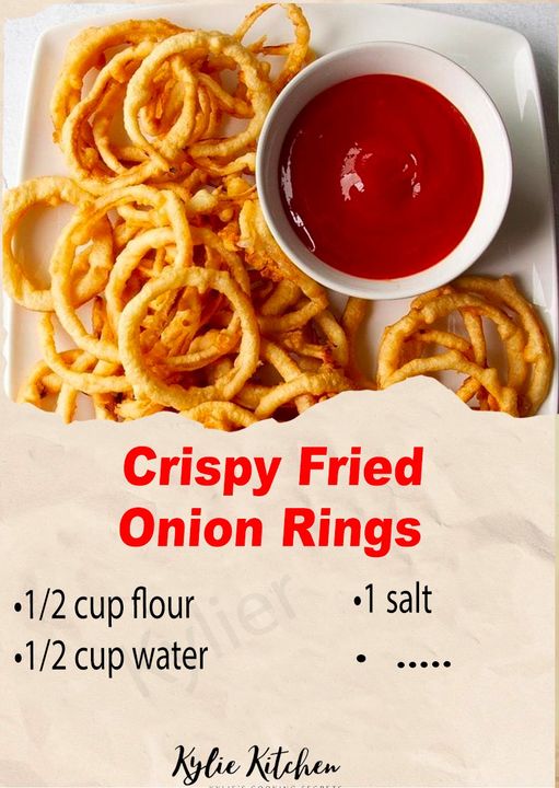 Crispy Onion Rings: A Delightful Deep-Fried Treat