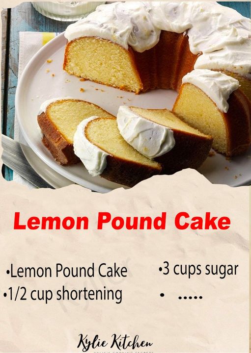 Luscious Lemon Pound Cake: A Zesty Delight for Every Occasion