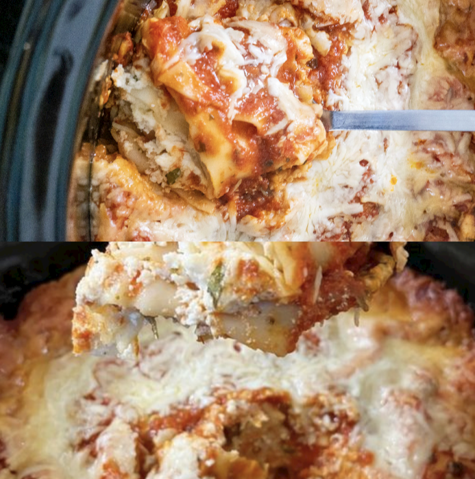 Easy Slow Cooker Lasagna