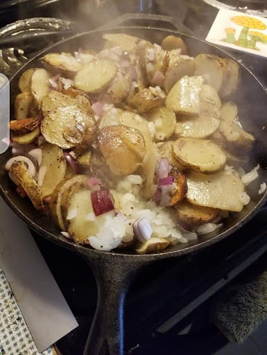 Fried Potatoes and Onions Recipe