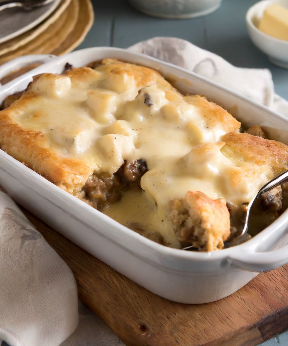 Biscuit and Gravy Casserole: A Cozy Twist on a Classic Dish