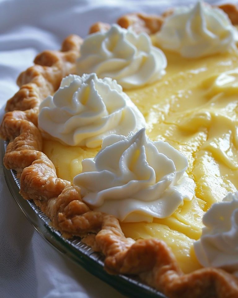 Light and Bright Lemon Chiffon Pie