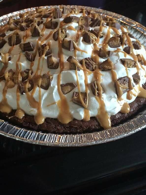 Indulge in the Irresistible Peanut Butter Brownie Pie!