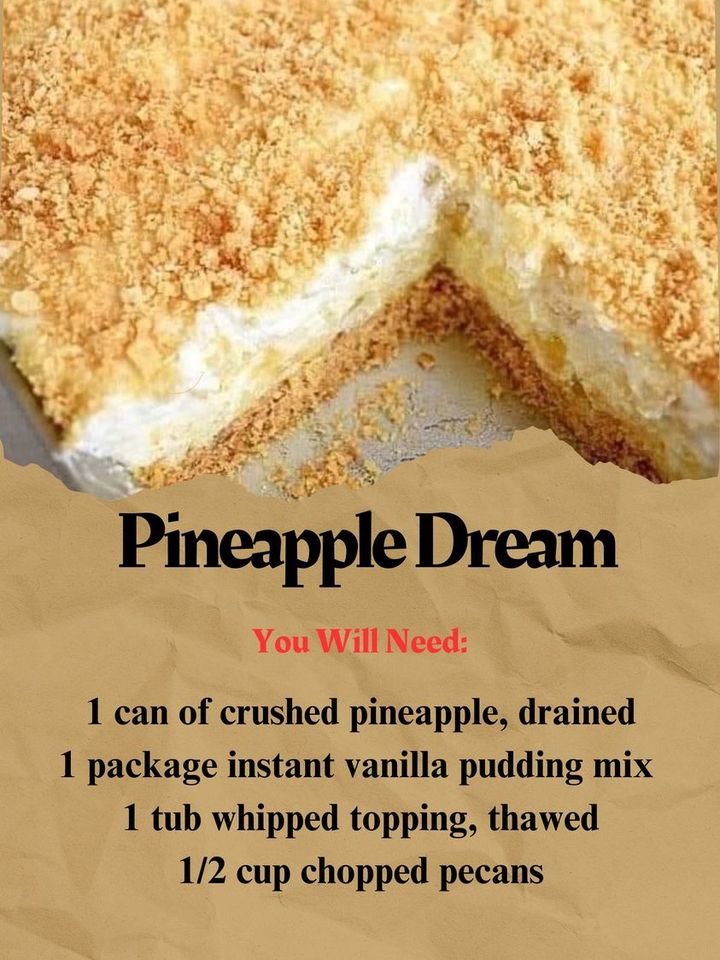 A Sweet Treat to Delight Your Taste Buds: Pineapple Dream Delight