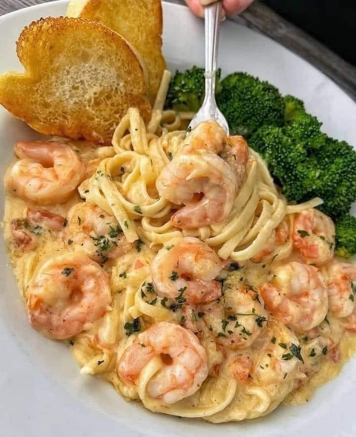 Creamy Shrimp Alfredo Pasta