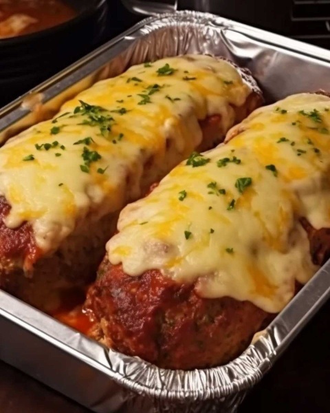 Indulge in the Ultimate Comfort Food: Meatloaf with Mashed Potatoes and Cheese