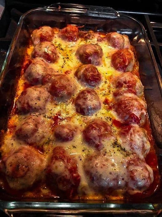 Dump and Prepare Meatball Casserole