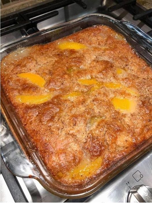 OLD-TIME OVEN PEACH COBBLER