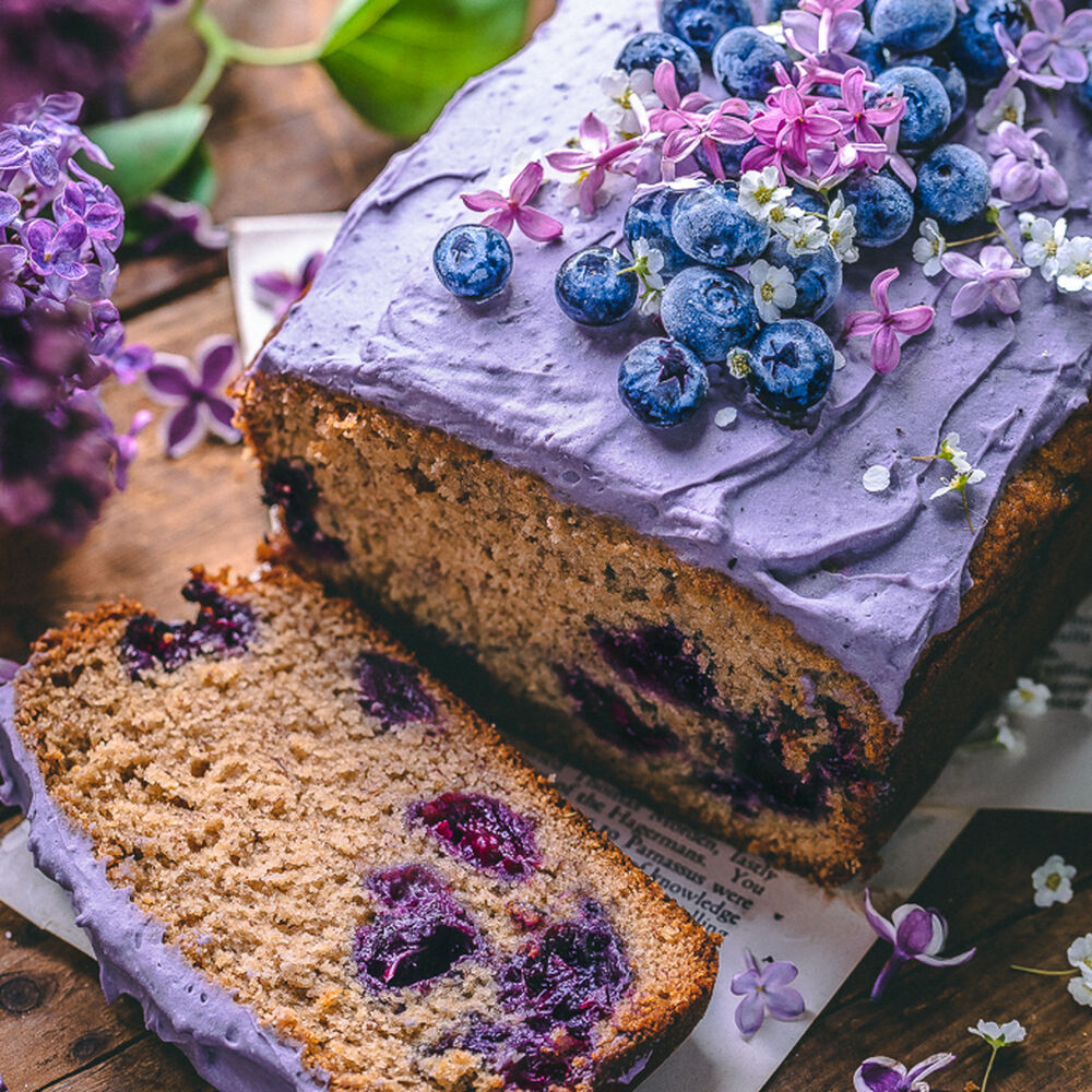 Wild Blueberry Loaf Cake