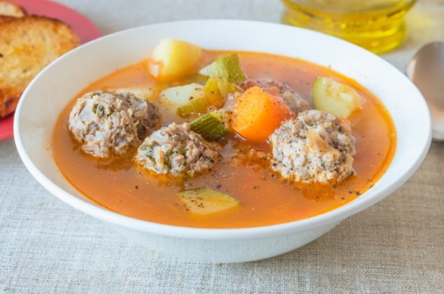 Easy Meatballs in Broth Recipe