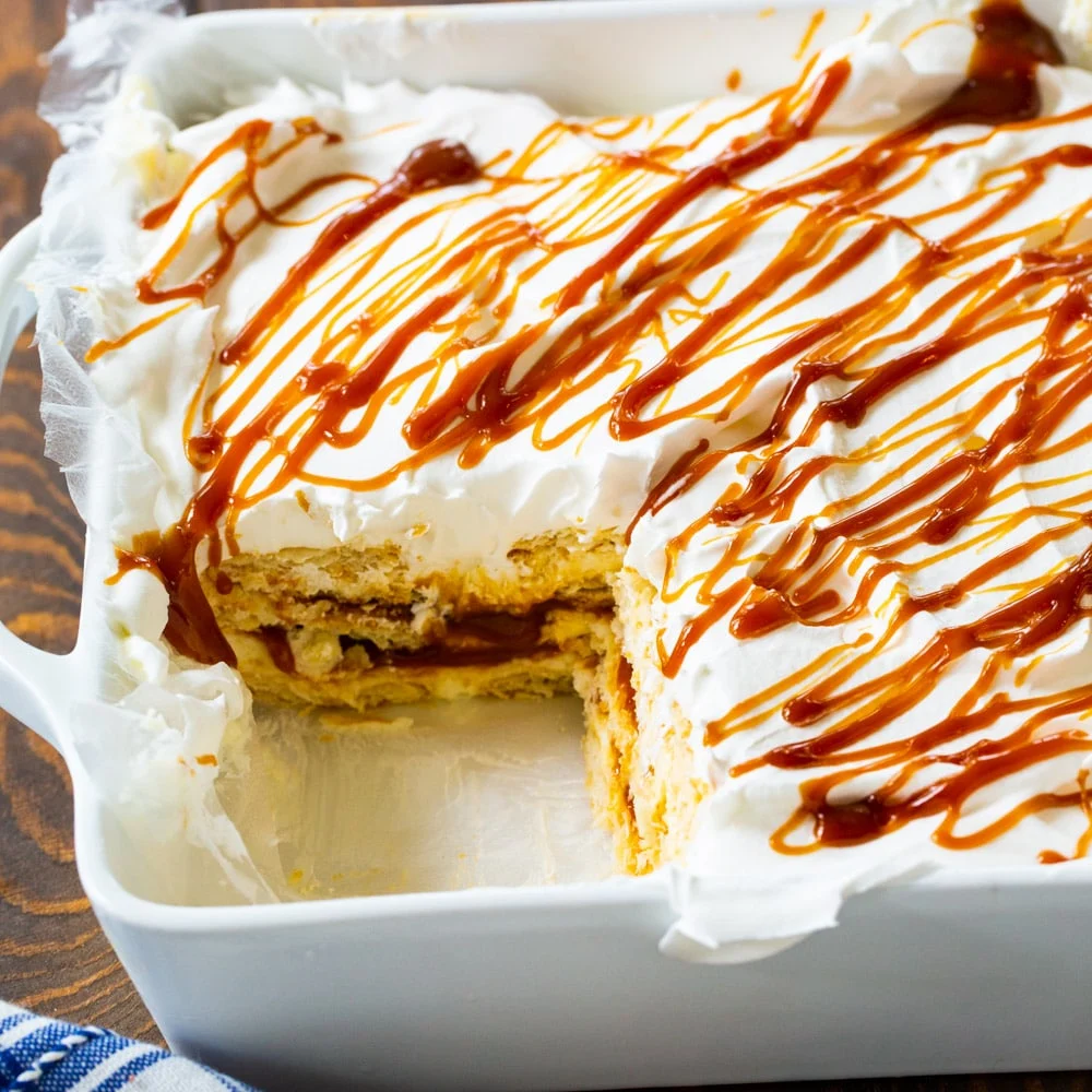 Ritz Cracker Salted Caramel Icebox Cake: A Dessert Worth Craving