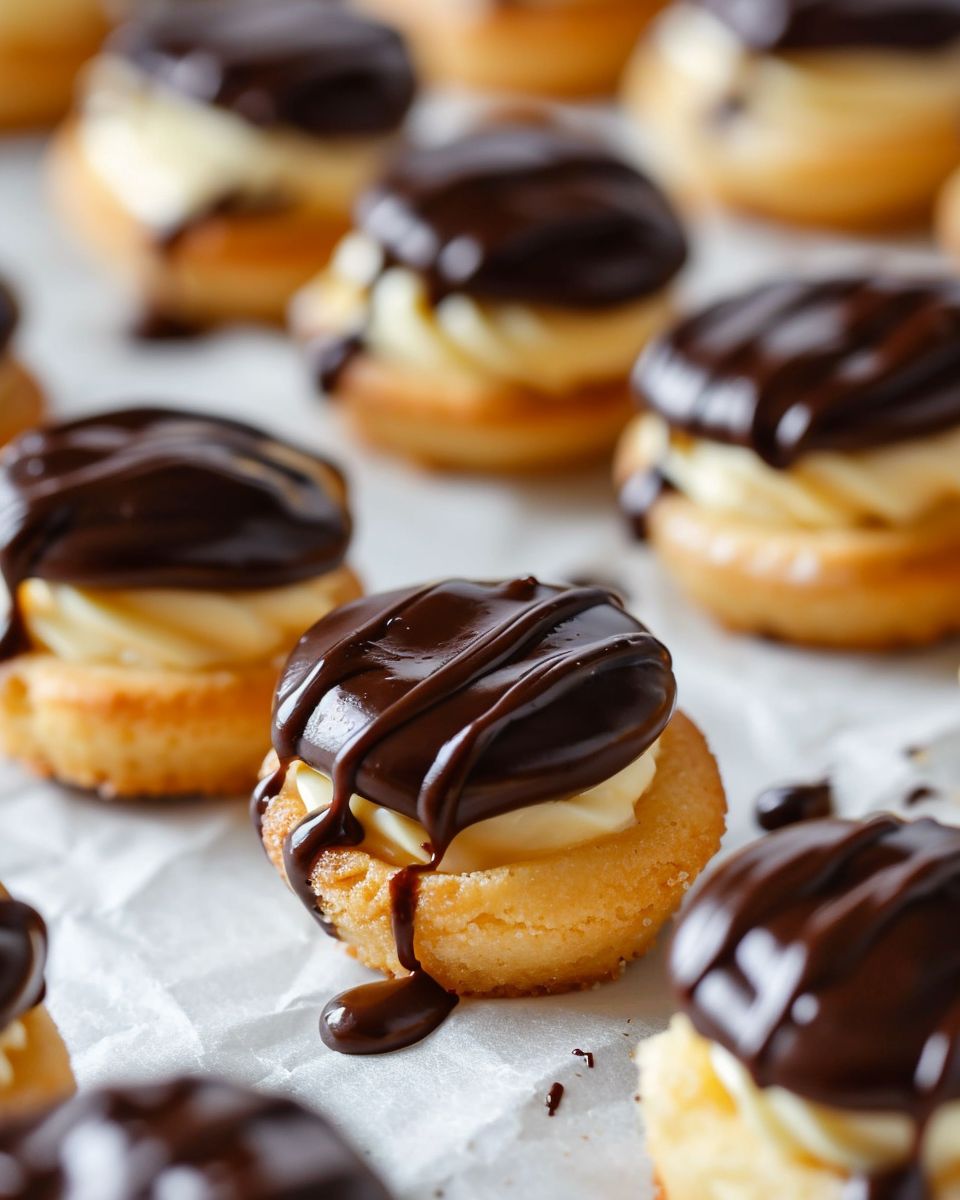 Boston Cream Pie Cookie Bites: A Sweet Delight in Every Bite