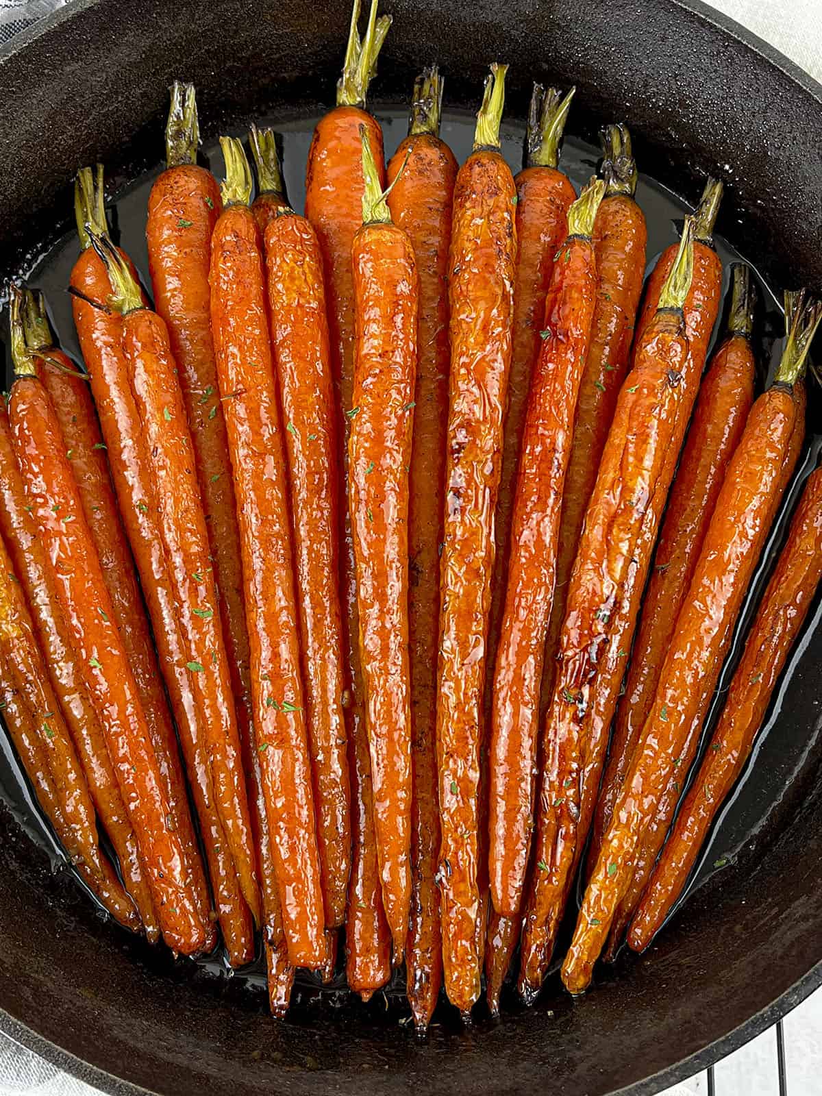 Sweet and Delicious Brown Sugar Honey Glazed Carrots