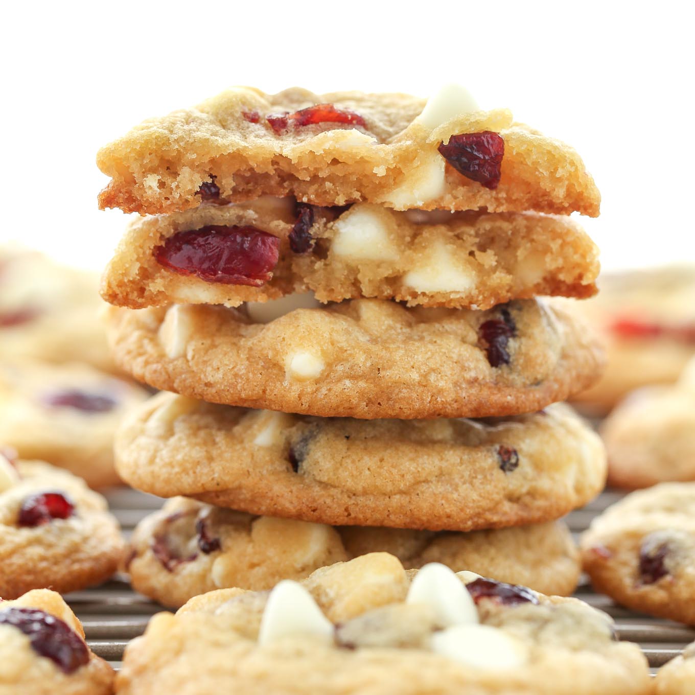 White Chocolate Cranberry Cookies Recipe