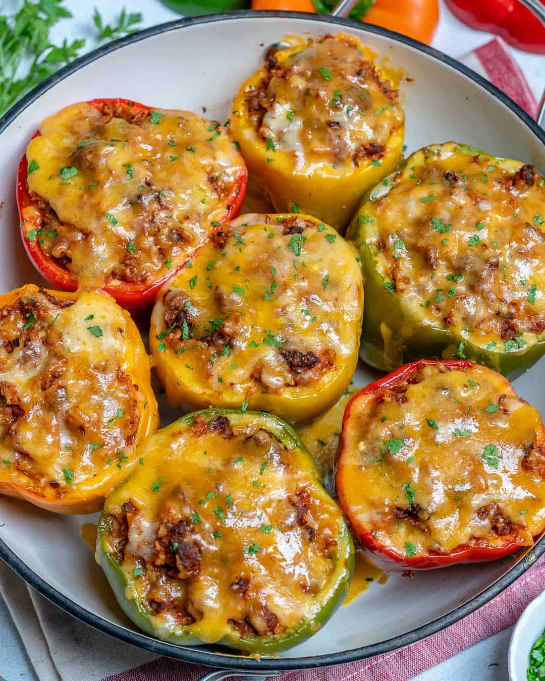 Enjoy a Keto-Friendly Mexican Delight: Taco Stuffed Bell Peppers