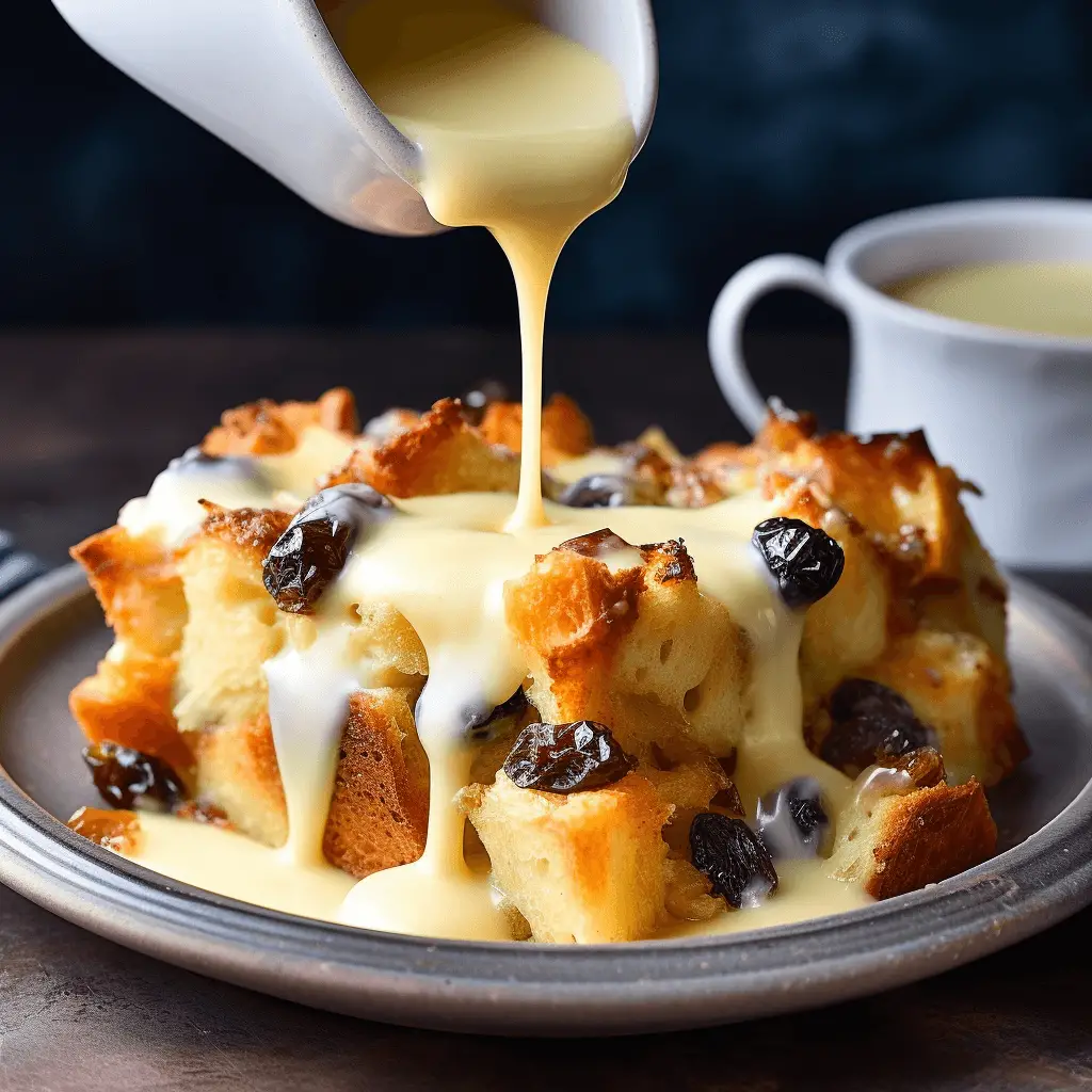 Grandma’s Old-Fashioned Bread Pudding with Vanilla Sauce: A Taste of Comfort and Nostalgia