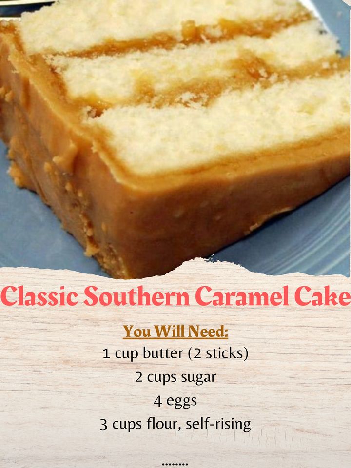 Classic Southern Caramel Cake