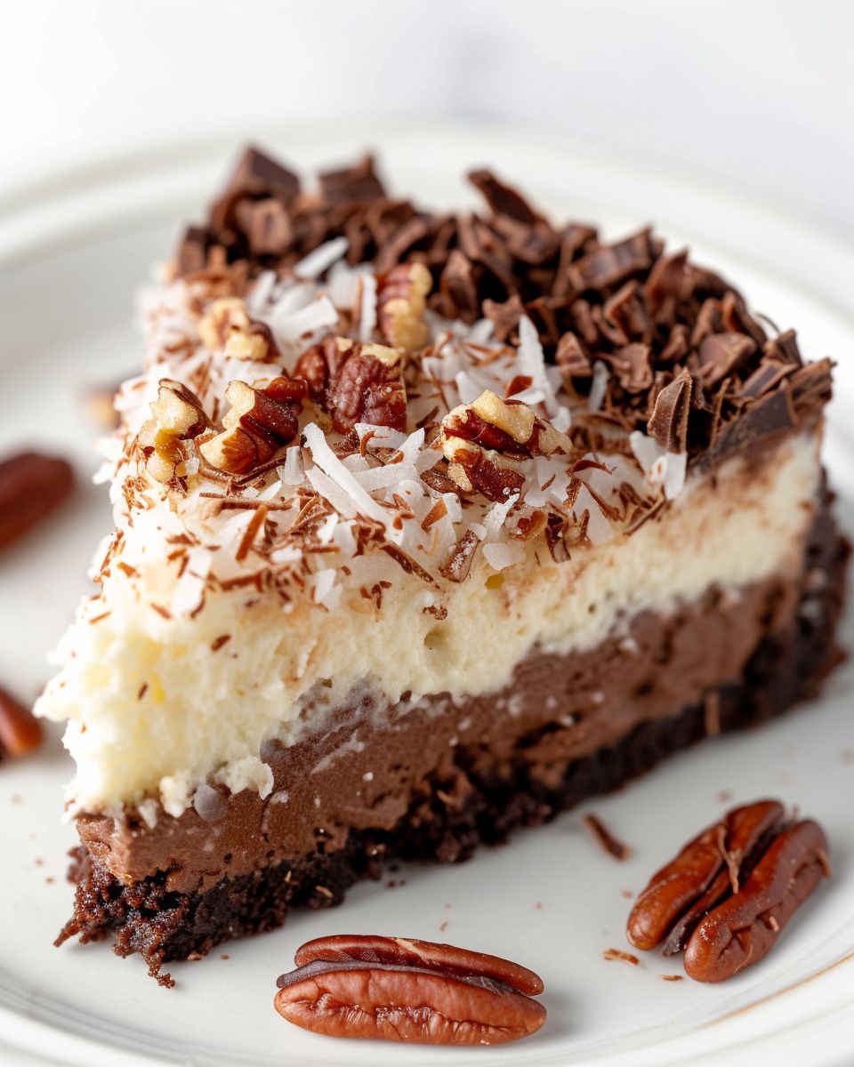 German Chocolate Cheesecake