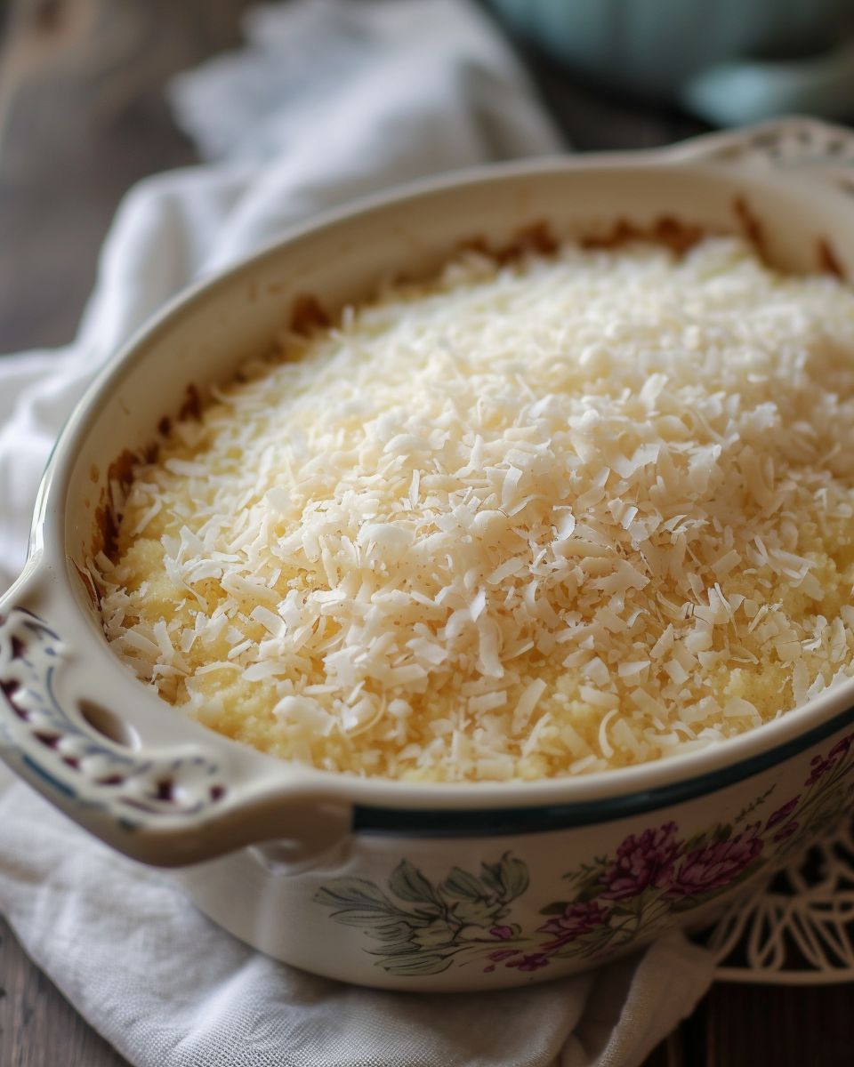 Pineapple Coconut Surprise Cake