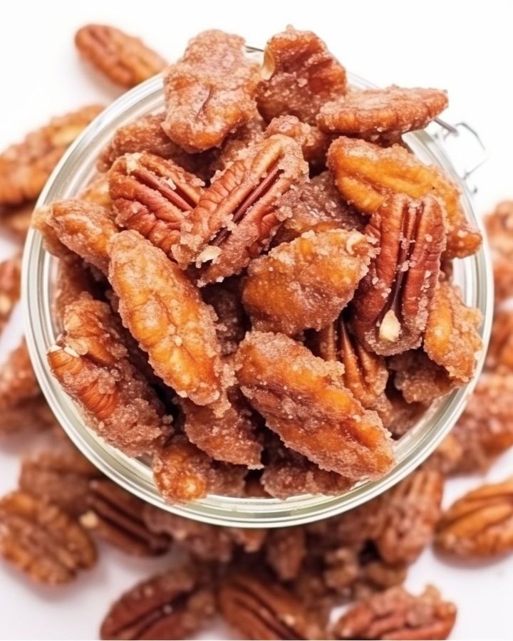 Easy Cinnamon Sugar Pecans