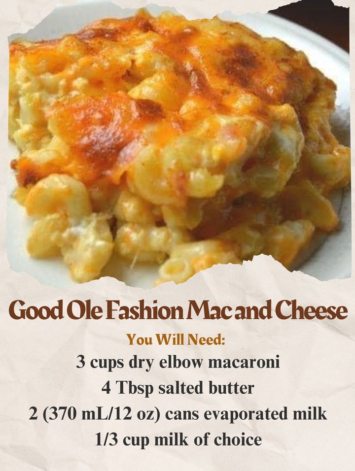 Good Old-Fashioned Mac and Cheese