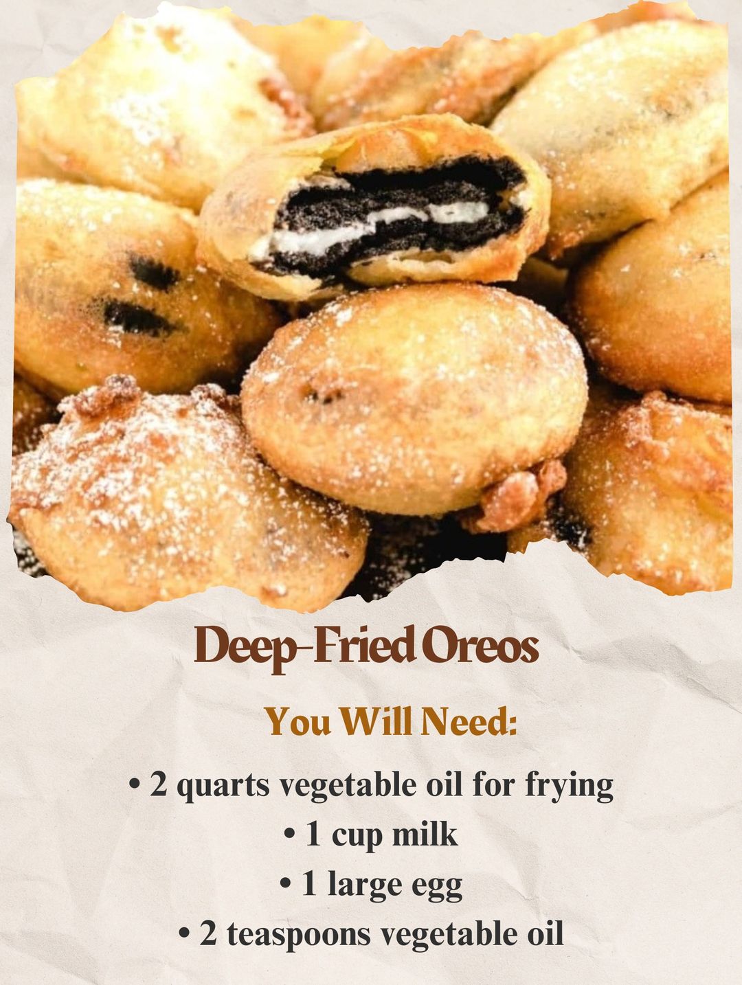 Deep Fried Oreos