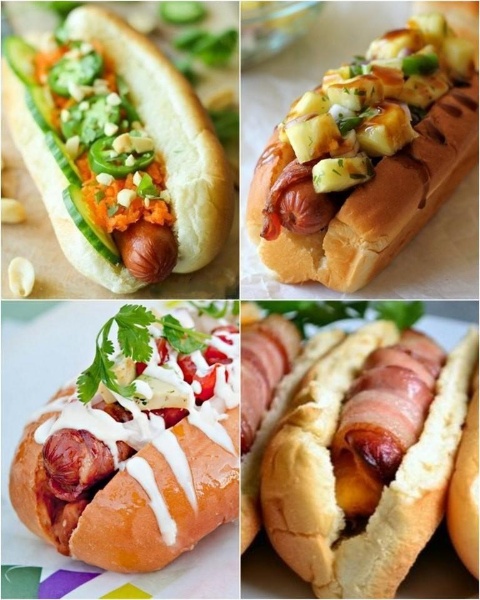 Bacon-wrapped Hot Dogs