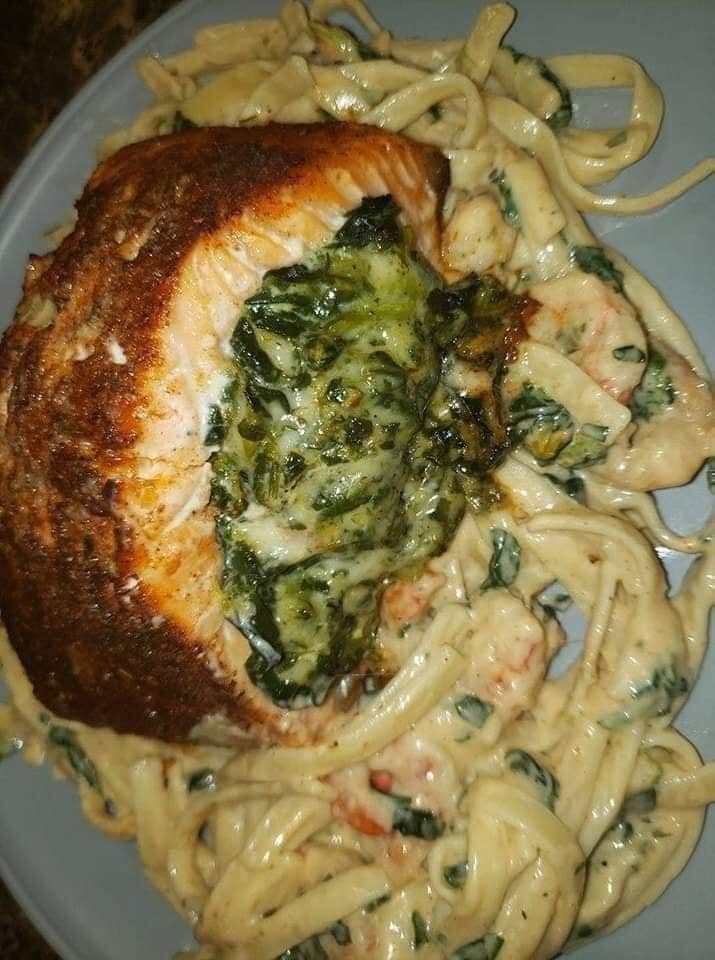 Delicious Stuffed Salmon