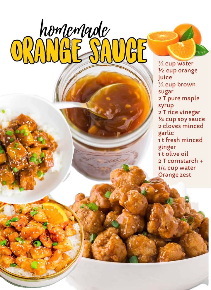 Zesty Homemade Orange Sauce Delight!