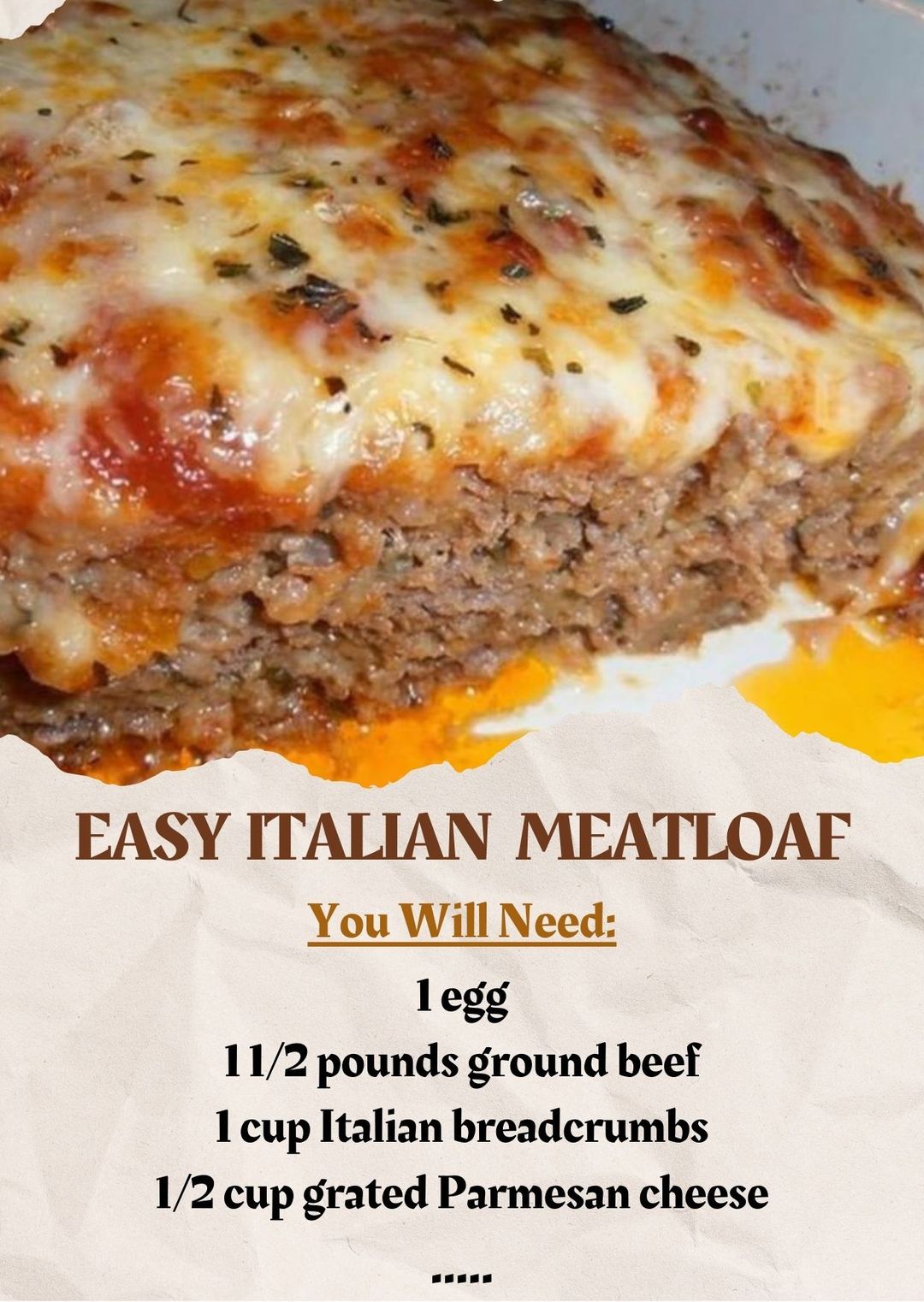 Easy and Delicious Homemade Meatloaf