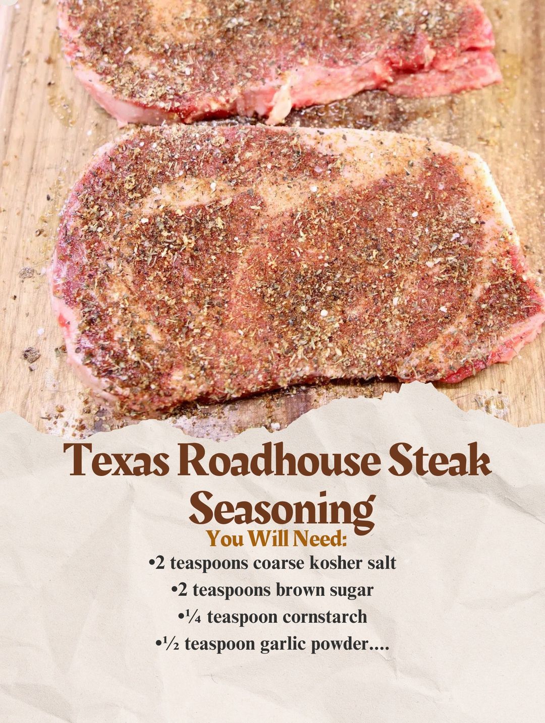 Texas Roadhouse Steak Seasoning